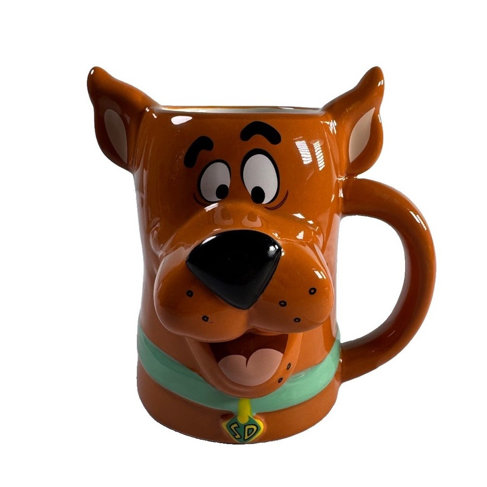 Scooby-Doo 3-D Molded Ceramic 20 oz. Coffee Mug with Handle New!